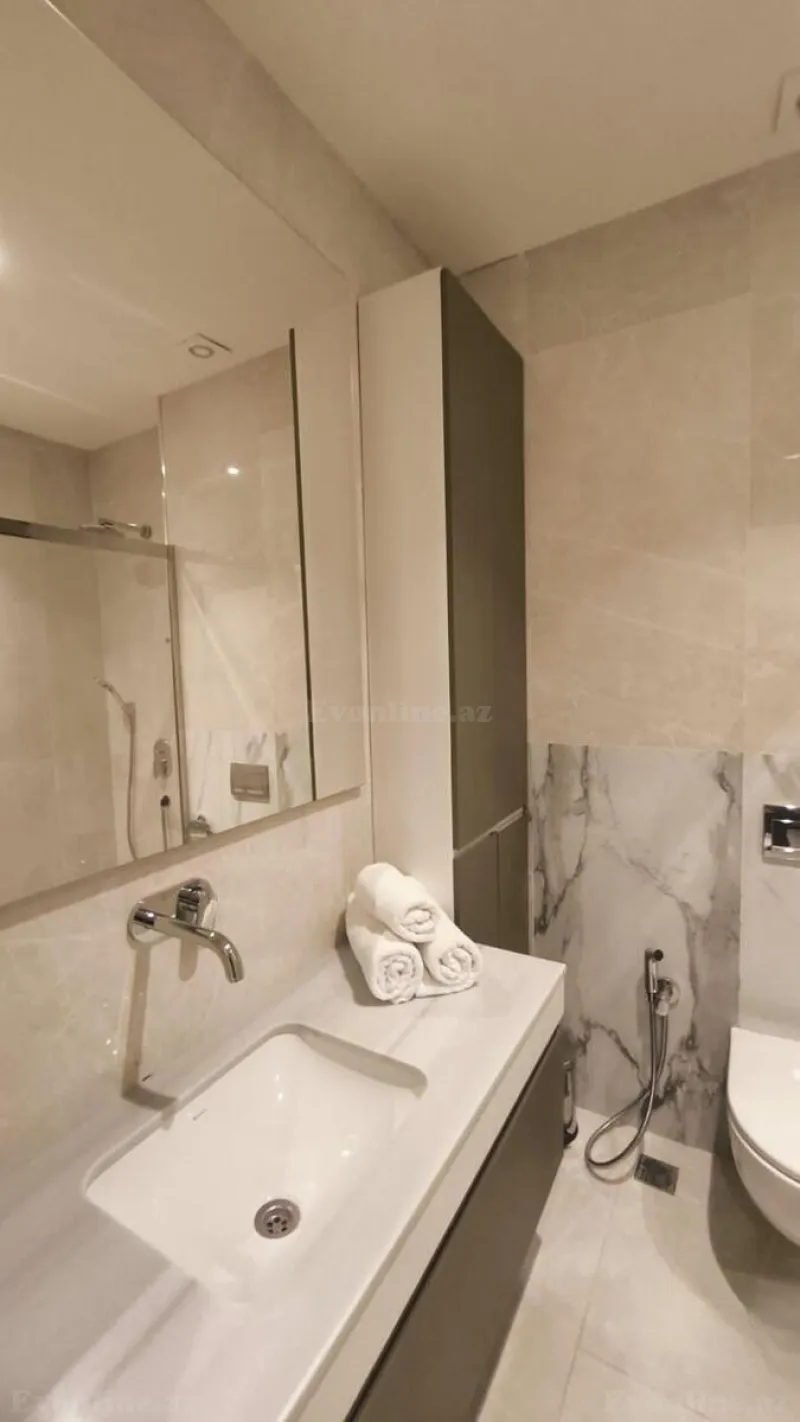 Kirayə verilir 1 otaqlı Mənzil Yeni tikili 60 m² Sea Breeze - şəkil 7