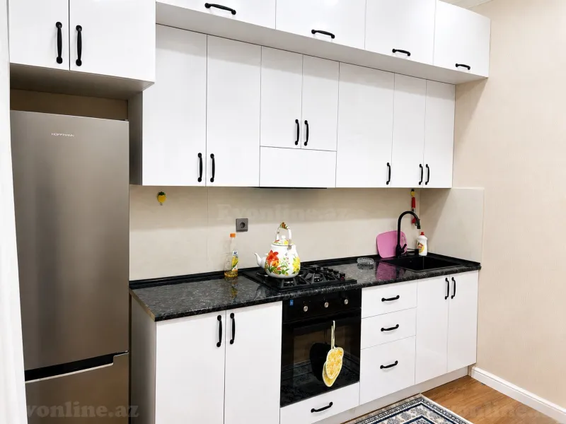 Kirayə verilir 2 otaqlı Mənzil Yeni tikili 90 m² Nərimanov r. - şəkil 5