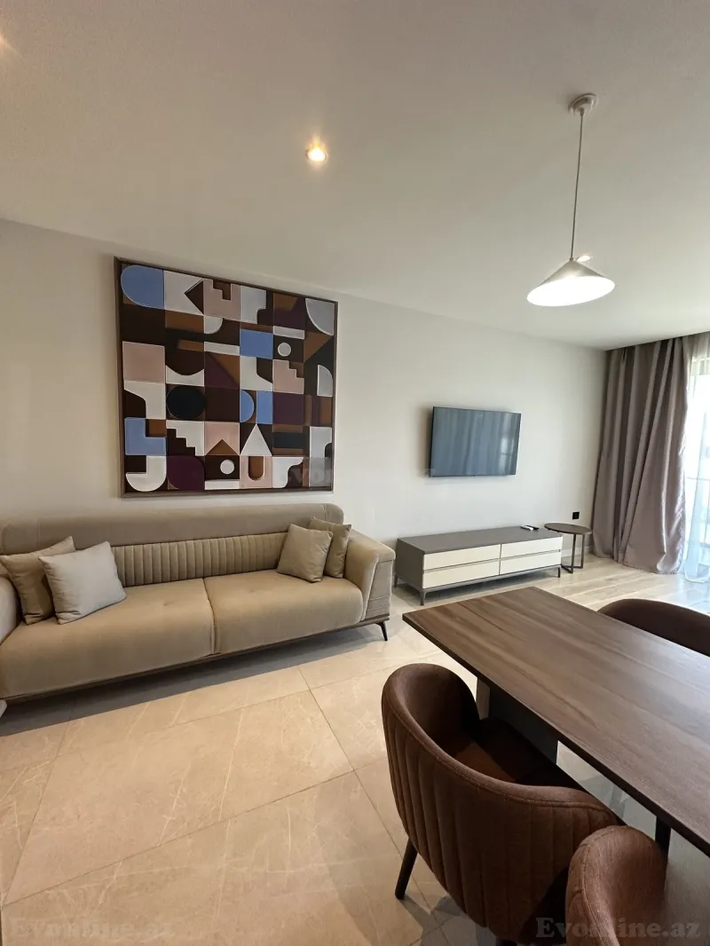 Kirayə verilir 1 otaqlı Mənzil Yeni tikili 50 m² Sea Breeze - şəkil 9