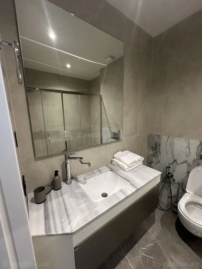 Kirayə verilir 1 otaqlı Mənzil Yeni tikili 50 m² Sea Breeze - şəkil 12