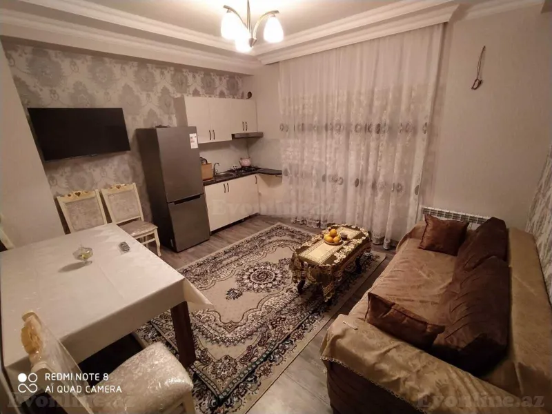 Kirayə verilir 2 otaqlı Mənzil Yeni tikili 50 m² Xətai r. - şəkil 2