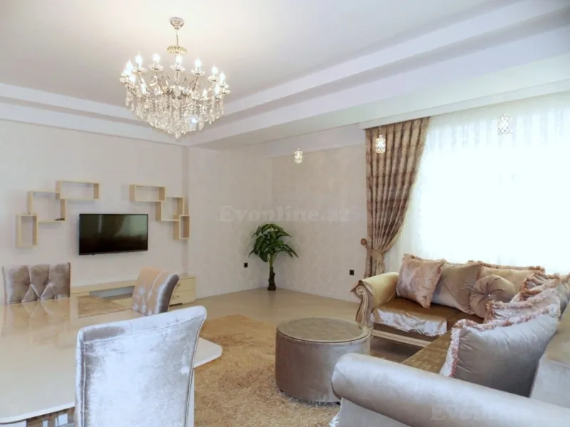 Kirayə verilir 3 otaqlı Mənzil Yeni tikili 140 m² Nəsimi r. - şəkil 2