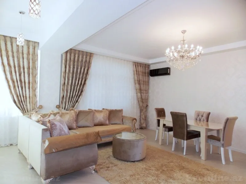 Kirayə verilir 3 otaqlı Mənzil Yeni tikili 140 m² Nəsimi r. - şəkil 4