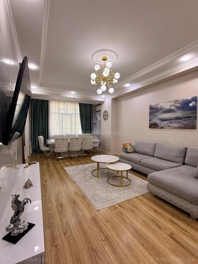 Kirayə verilir 2 otaqlı Mənzil Yeni tikili 110 m² Nəsimi m. - şəkil 2