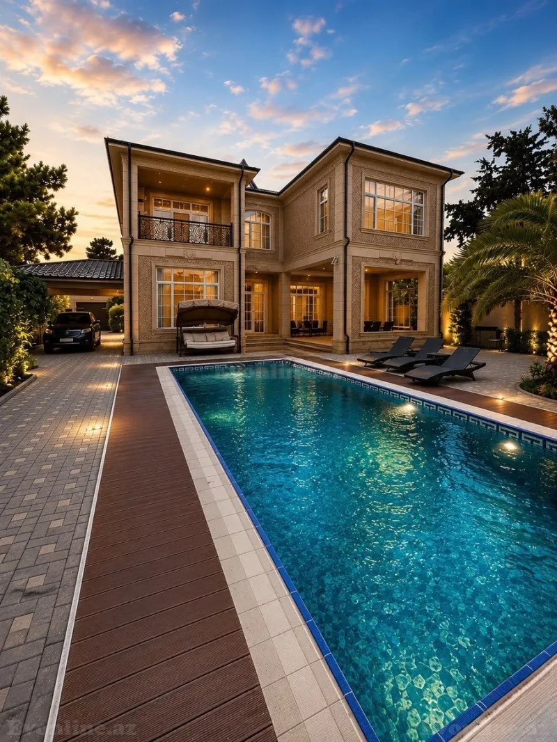 6 otaqlı Həyət evi 300 m² Mərdəkan Satılır