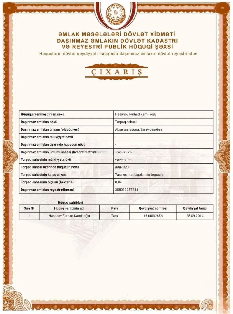 Satılır 5 otaqlı Həyət evi 260 m² Saray - şəkil 21