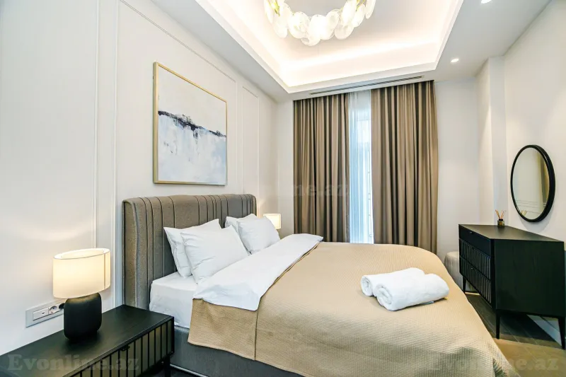 Kirayə verilir 3 otaqlı Mənzil Yeni tikili 120 m² Ağ şəhər - şəkil 14