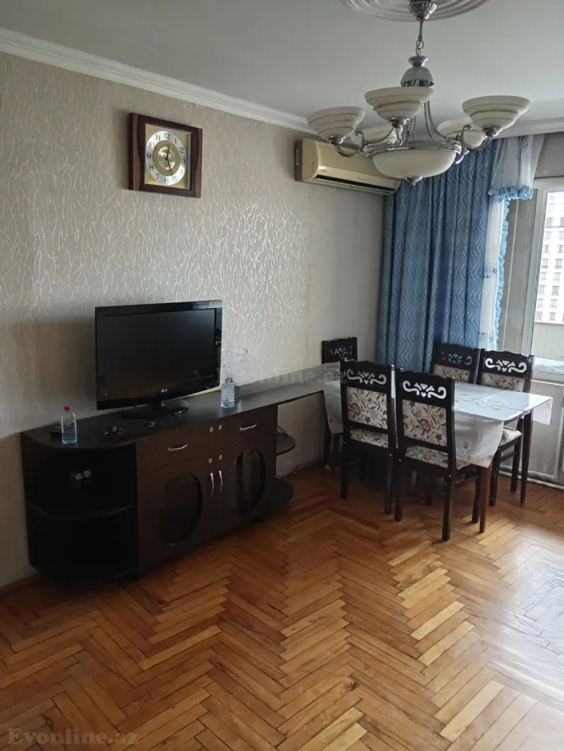 2 otaqlı Mənzil 80 m² İnşaatçılar m. Kirayə verilir