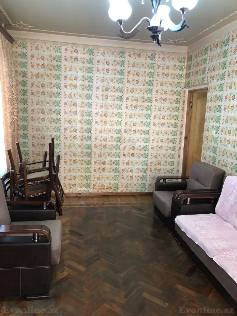 Kirayə verilir 2 otaqlı Mənzil Köhnə tikili 65 m² Əhmədli m. - şəkil 2