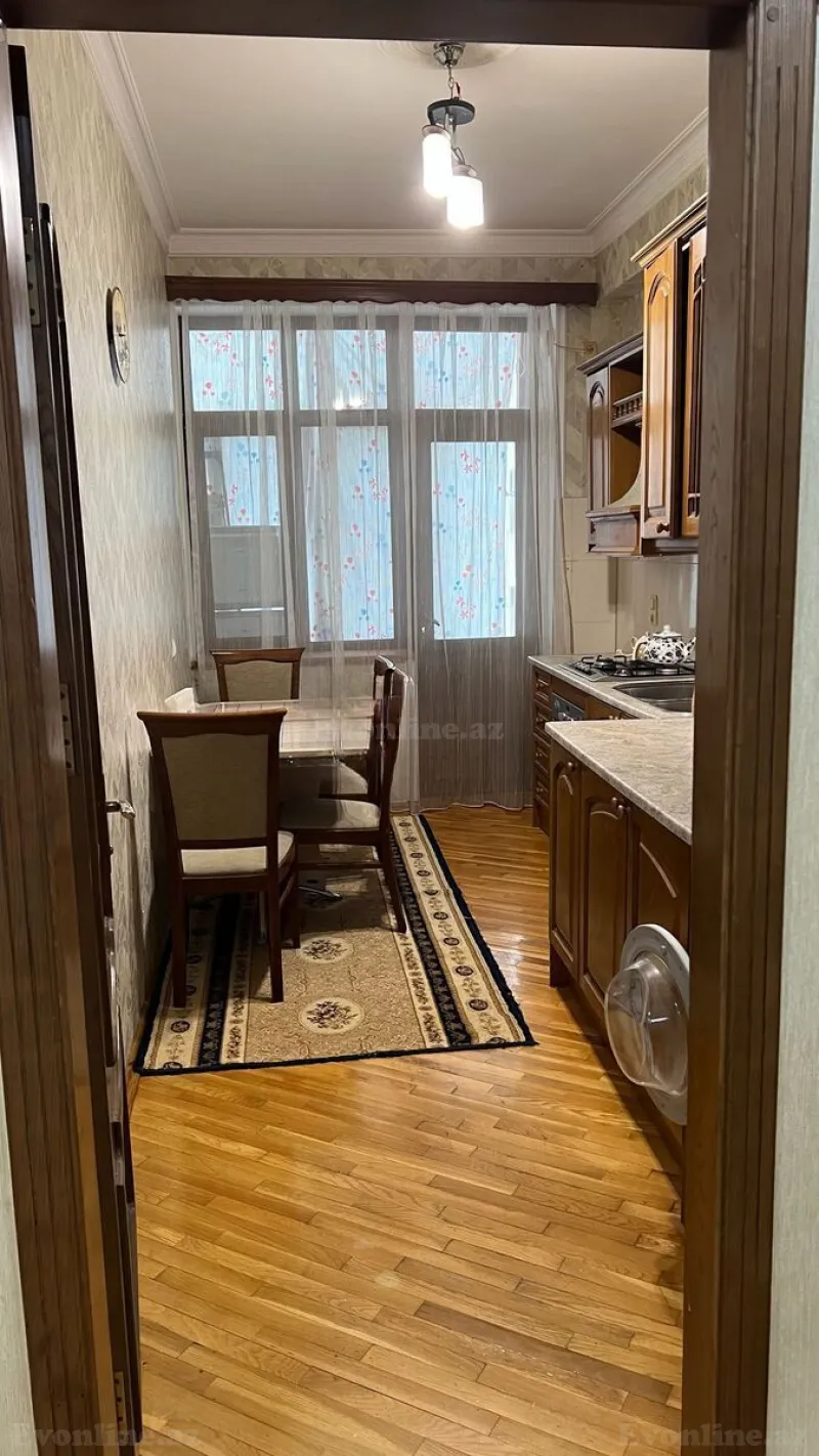 Kirayə verilir 2 otaqlı Mənzil Yeni tikili 90 m² Nərimanov r. - şəkil 3