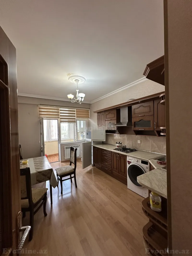 Kirayə verilir 2 otaqlı Mənzil Yeni tikili 80 m² İnşaatçılar m. - şəkil 3