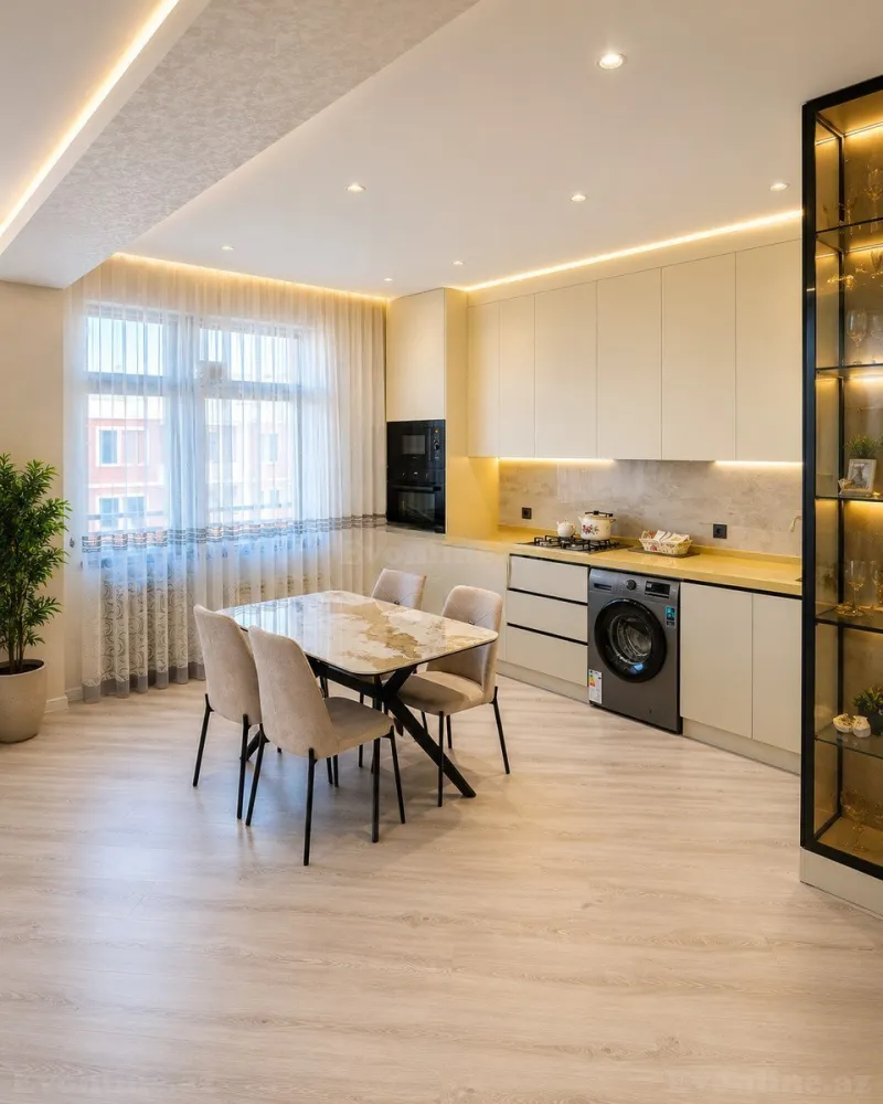 Kirayə verilir 3 otaqlı Mənzil Yeni tikili 100 m² İnşaatçılar m. - şəkil 3