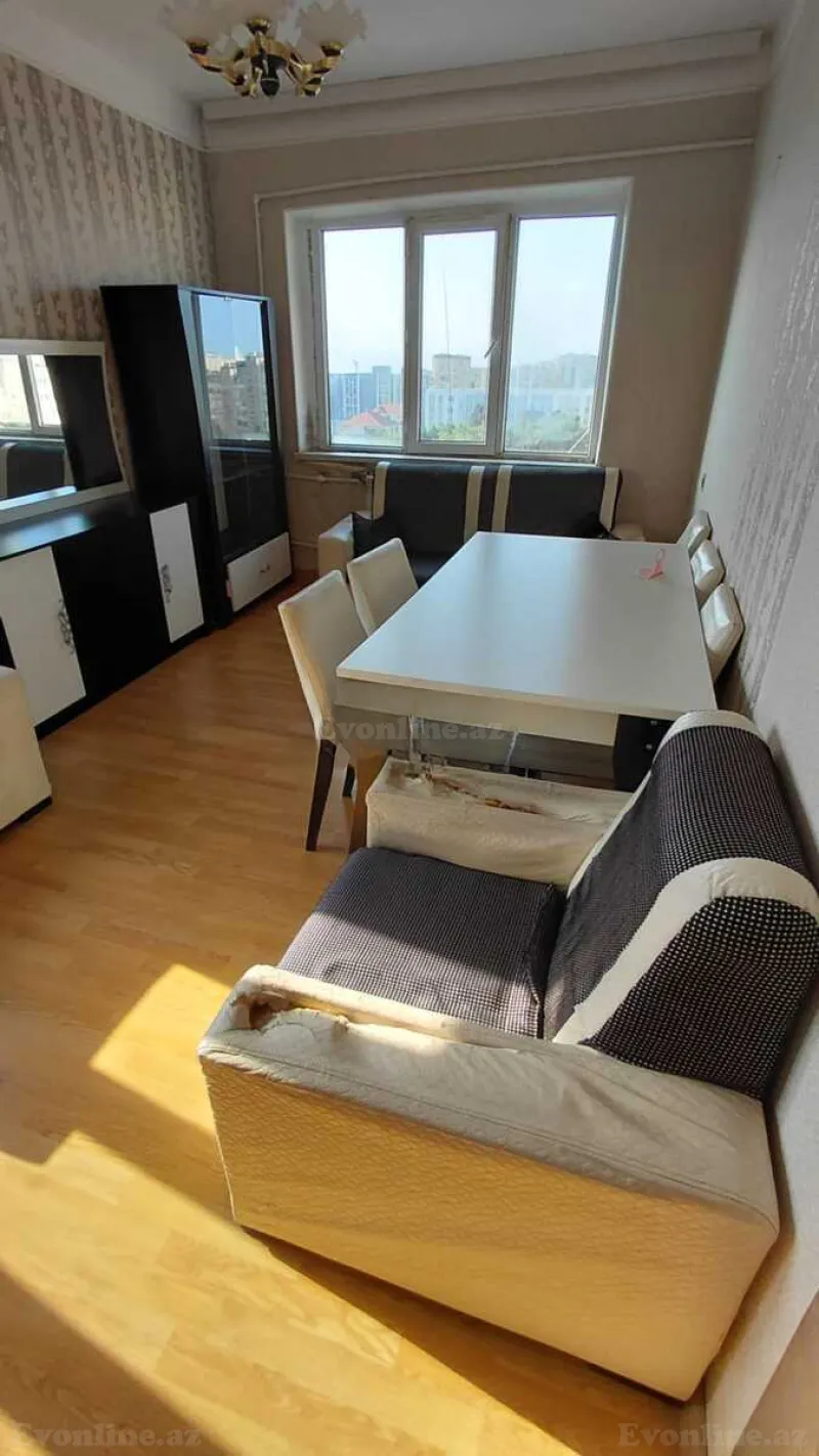 Kirayə verilir 2 otaqlı Mənzil Köhnə tikili 60 m² Həzi Aslanov m. - şəkil 3