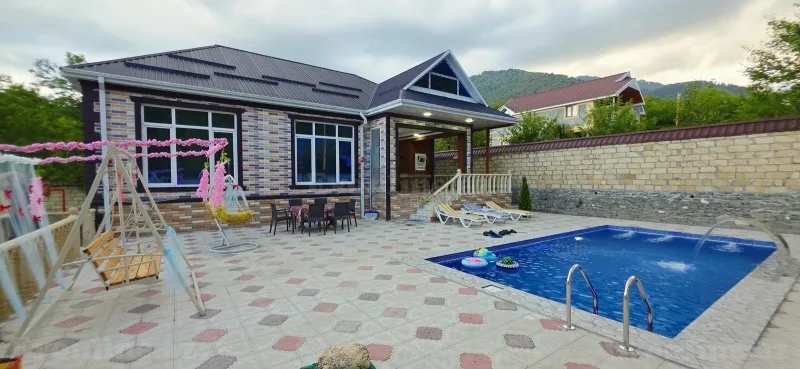 Kirayə verilir 3 otaqlı Həyət evi 120 m² Qəbələ - şəkil 2