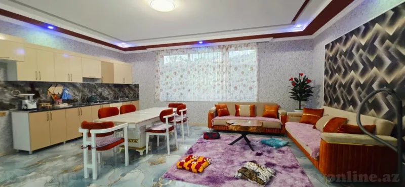 Kirayə verilir 3 otaqlı Həyət evi 120 m² Qəbələ - şəkil 4