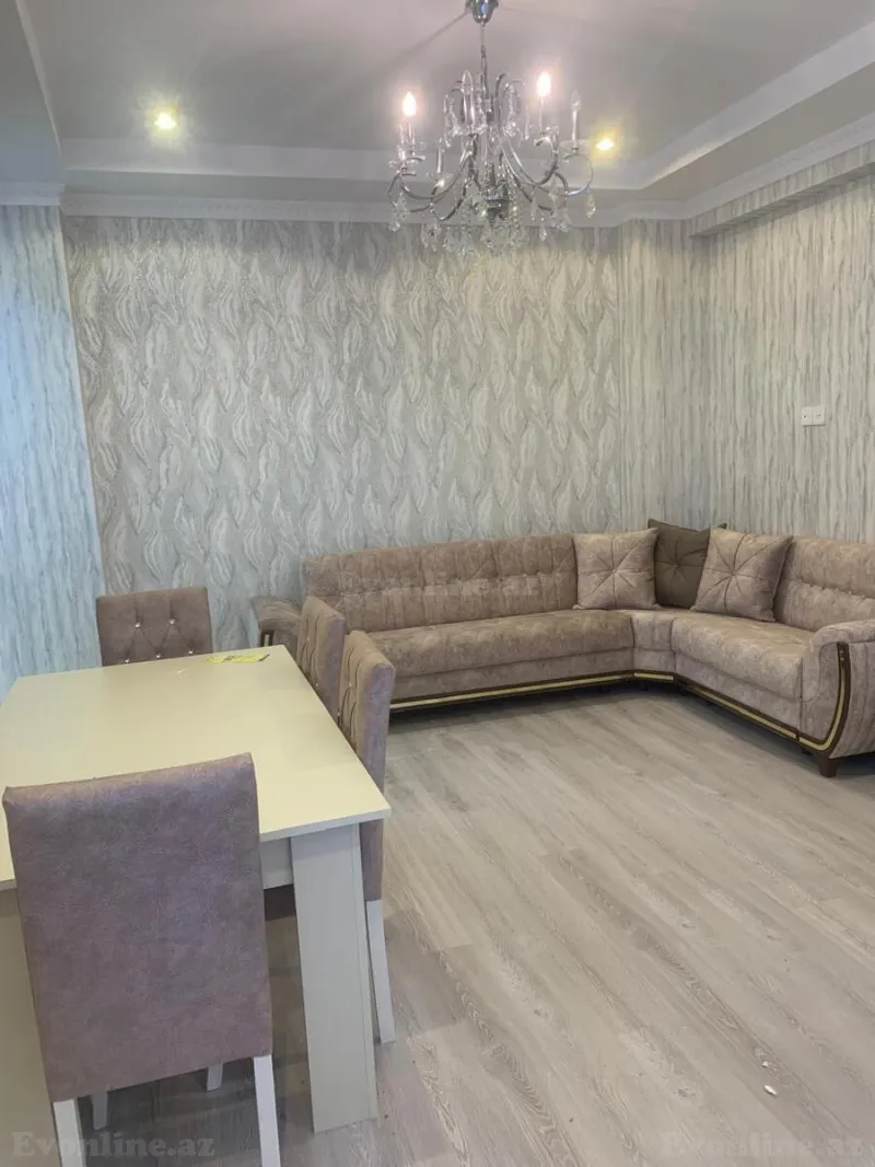 Kirayə verilir 2 otaqlı Mənzil Yeni tikili 60 m² Həzi Aslanov m. - şəkil 2