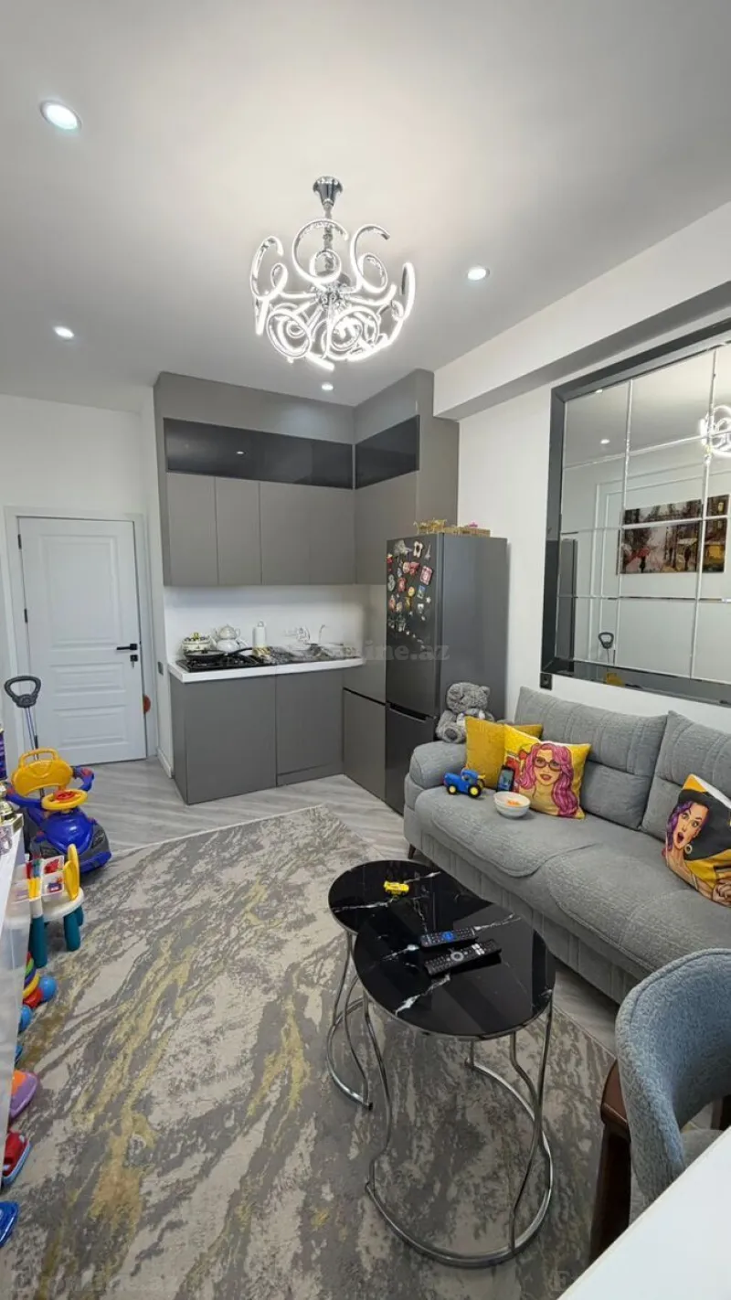 Satılır 2 otaqlı Mənzil Yeni tikili 47 m² Qara Qarayev m. - şəkil 5