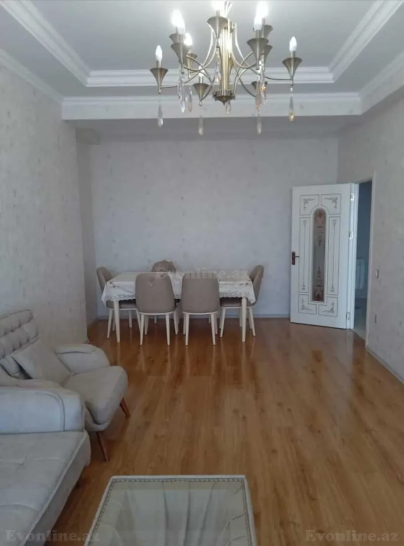 Kirayə verilir 2 otaqlı Mənzil Yeni tikili 102 m² Qara Qarayev m. - şəkil 2