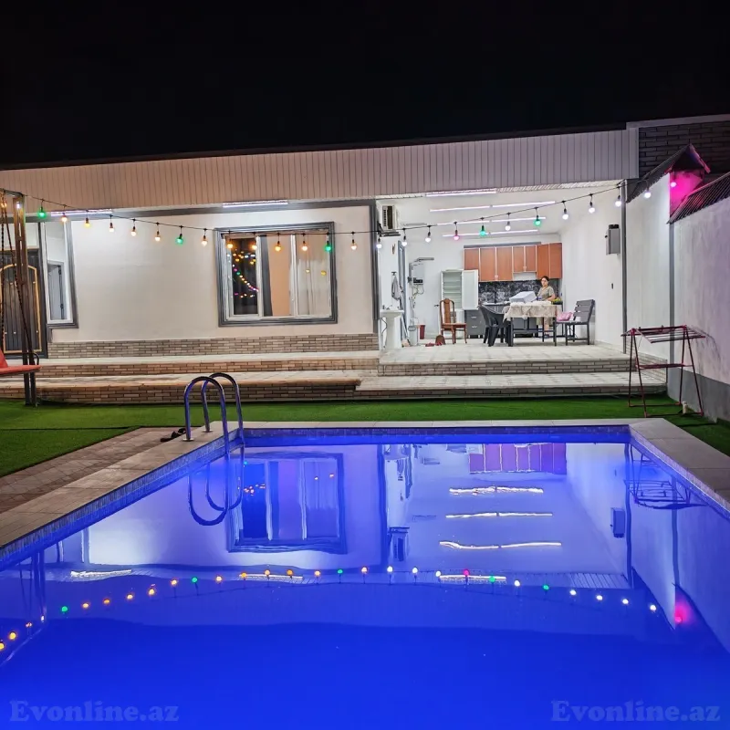 Kirayə verilir 4 otaqlı Həyət evi 180 m² Qəbələ - şəkil 9