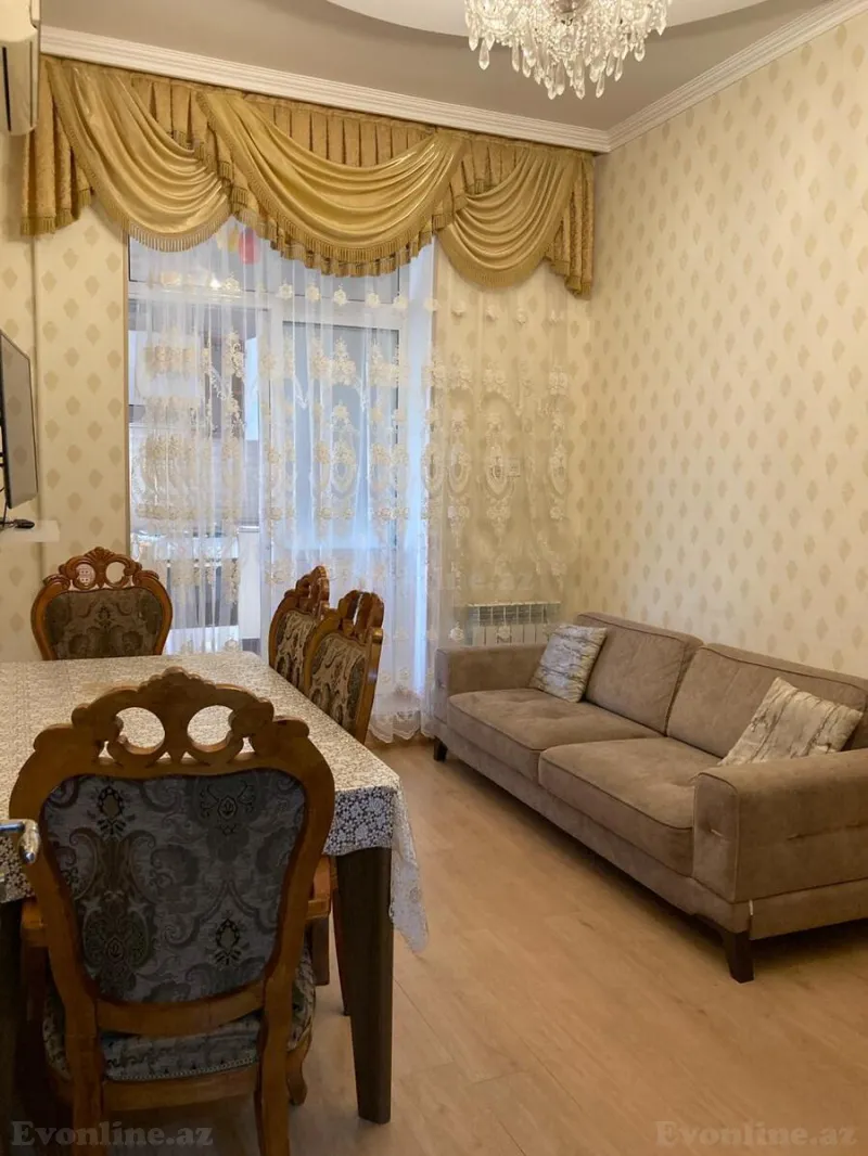 Kirayə verilir 3 otaqlı Mənzil Yeni tikili 70 m² Nəsimi r. - şəkil 3