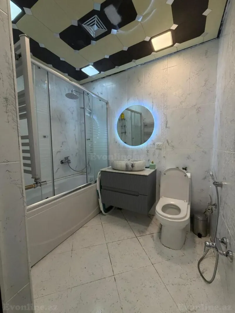 Kirayə verilir 3 otaqlı Mənzil Yeni tikili 130 m² Memar Əcəmi m. - şəkil 9