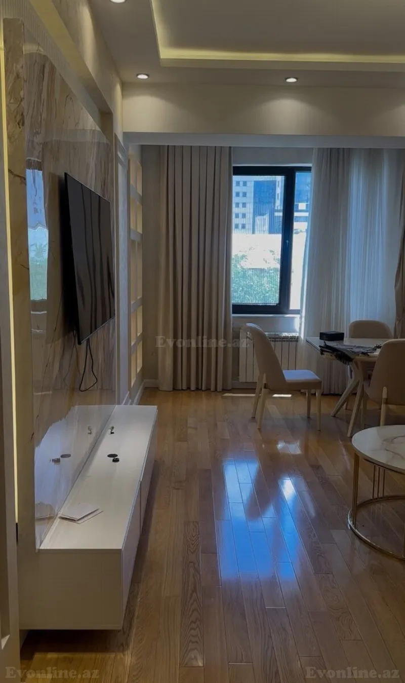 Kirayə verilir 3 otaqlı Mənzil Yeni tikili 105 m² Nərimanov r. - şəkil 3