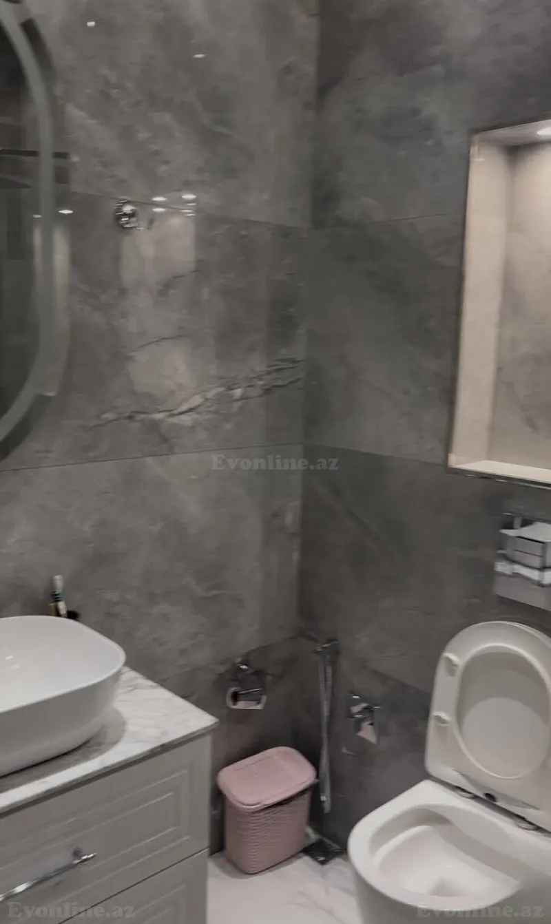 Kirayə verilir 3 otaqlı Mənzil Yeni tikili 105 m² Nərimanov r. - şəkil 14
