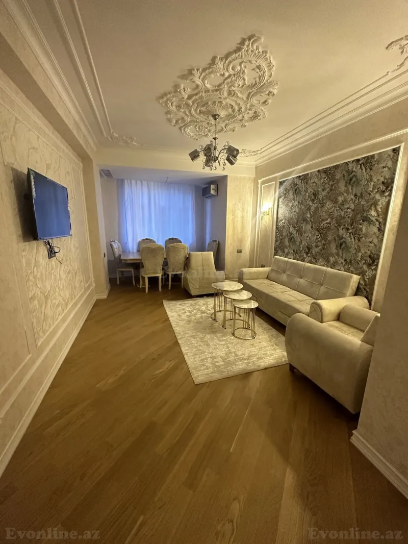 Kirayə verilir 3 otaqlı Mənzil Yeni tikili 96 m² Nəsimi m. - şəkil 7