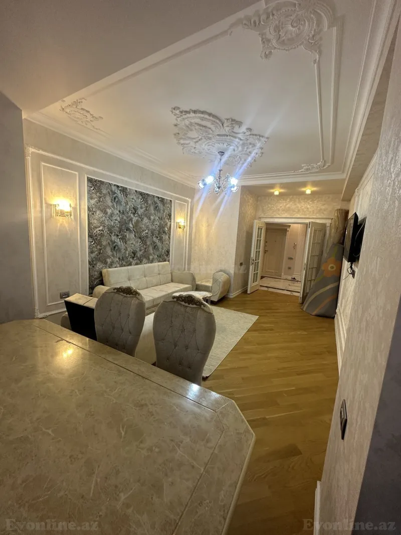 Kirayə verilir 3 otaqlı Mənzil Yeni tikili 96 m² Nəsimi m. - şəkil 8