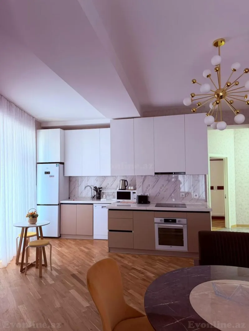 Kirayə verilir 2 otaqlı Mənzil Yeni tikili 65 m² Nəsimi r. - şəkil 3