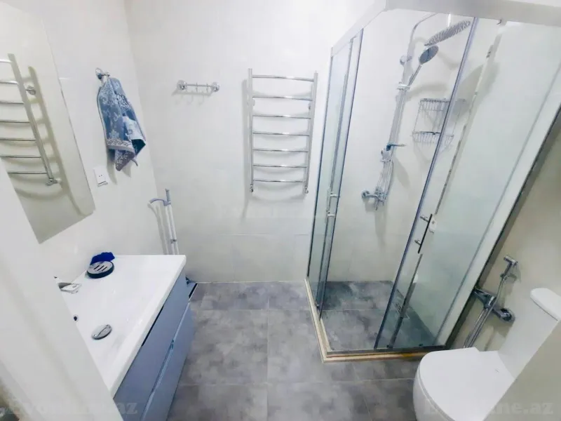 Kirayə verilir 2 otaqlı Mənzil Yeni tikili 65 m² Nəsimi r. - şəkil 5