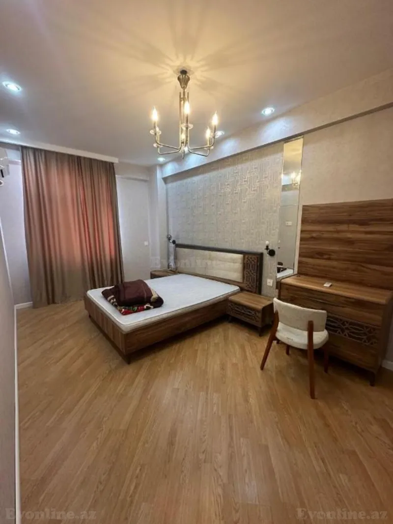 Kirayə verilir 2 otaqlı Mənzil Yeni tikili 87 m² Nəsimi r. - şəkil 3
