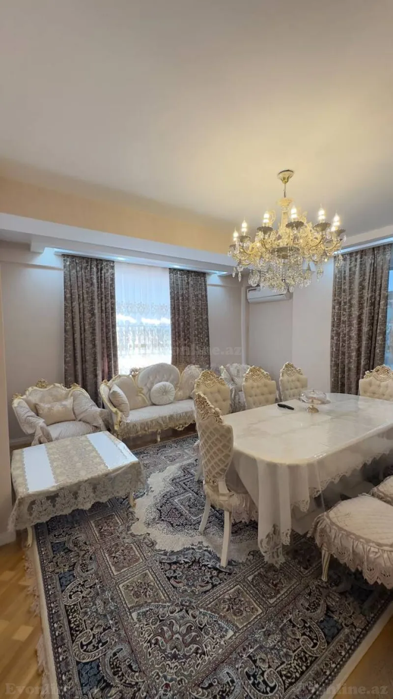 3 otaqlı Mənzil 116 m² Yeni Yasamal Satılır
