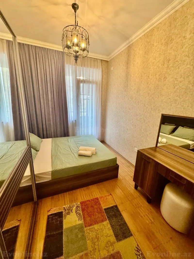 Kirayə verilir 2 otaqlı Mənzil Yeni tikili 60 m² İnşaatçılar m. - şəkil 2