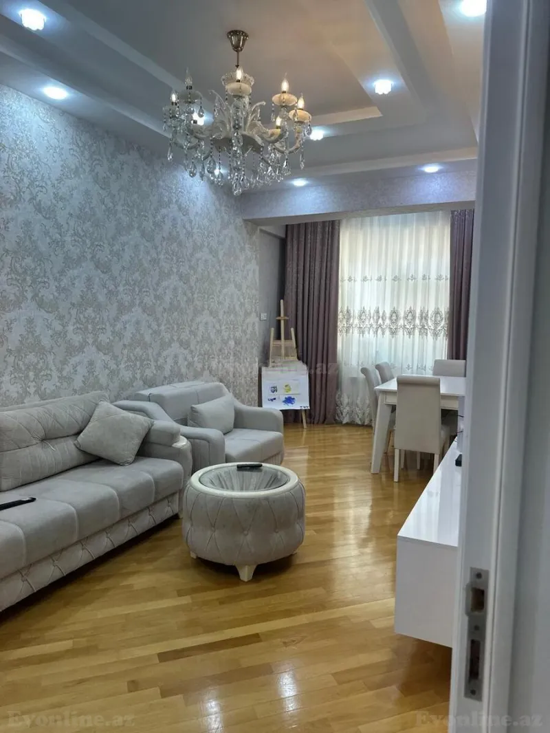 Satılır 2 otaqlı Mənzil Yeni tikili 88 m² Nəsimi m. - şəkil 2