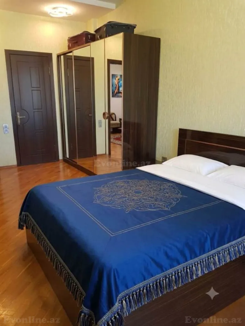Kirayə verilir 3 otaqlı Mənzil Yeni tikili 154 m² Nəsimi r. - şəkil 9