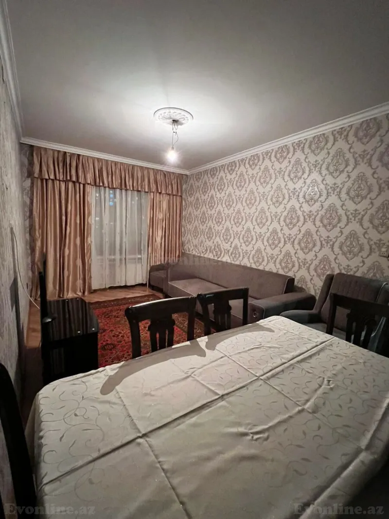Kirayə verilir 2 otaqlı Mənzil Köhnə tikili 61 m² Nəsimi m. - şəkil 3