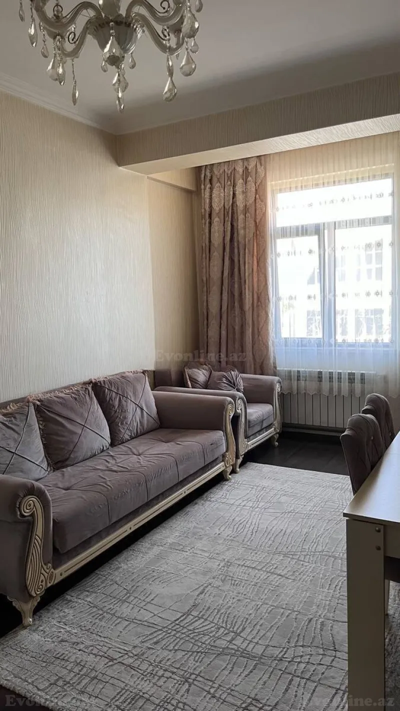 Kirayə verilir 2 otaqlı Mənzil Yeni tikili 60 m² Nəsimi r. - şəkil 2