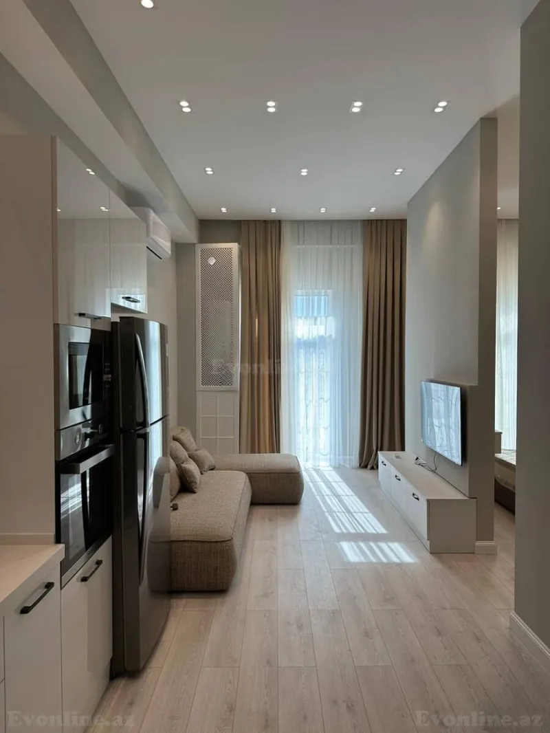 Kirayə verilir 2 otaqlı Mənzil Yeni tikili 51 m² Xətai r. - şəkil 2