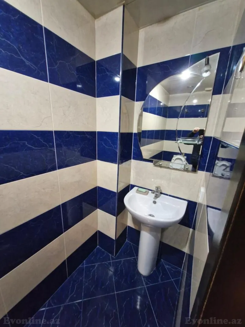 Kirayə verilir 2 otaqlı Mənzil Yeni tikili 86 m² Nəsimi r. - şəkil 12