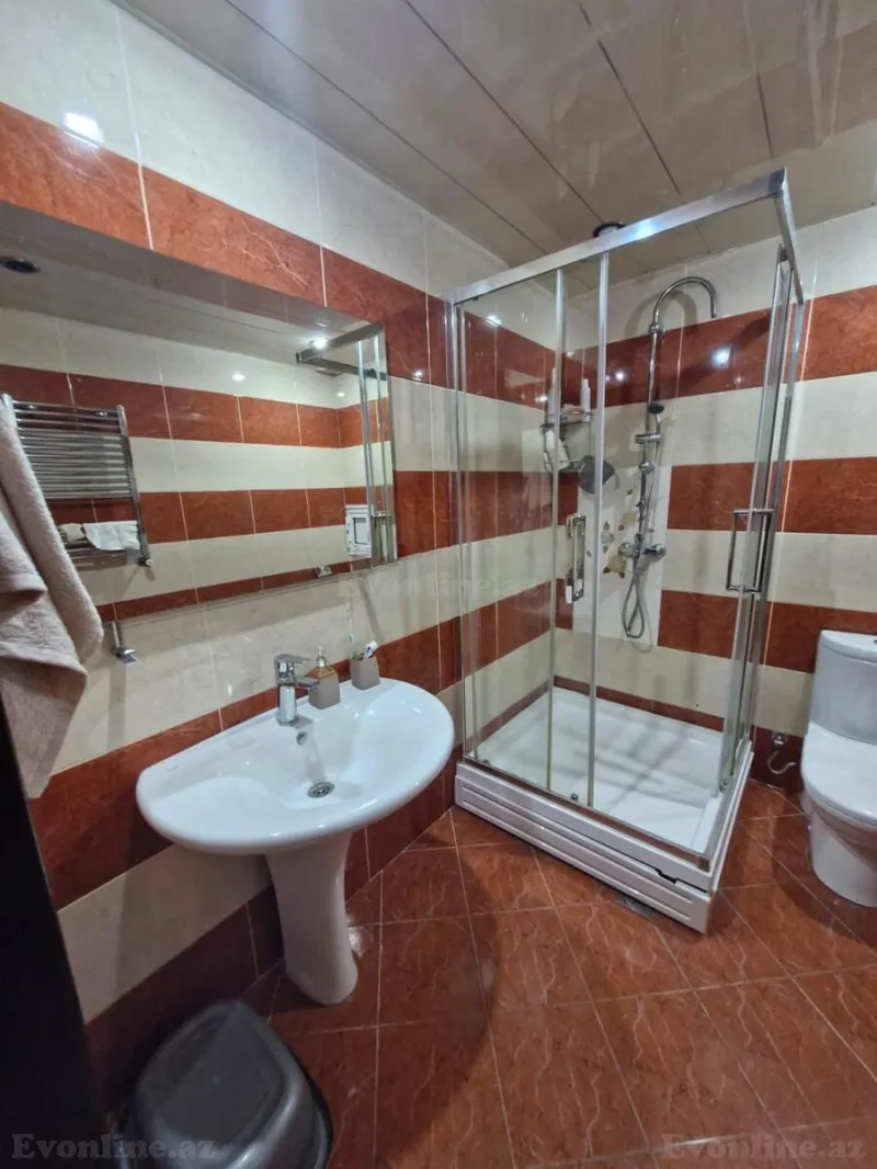 Kirayə verilir 2 otaqlı Mənzil Yeni tikili 86 m² Nəsimi r. - şəkil 14