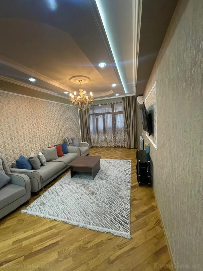 Kirayə verilir 3 otaqlı Mənzil Yeni tikili 125 m² Xətai r. - şəkil 2