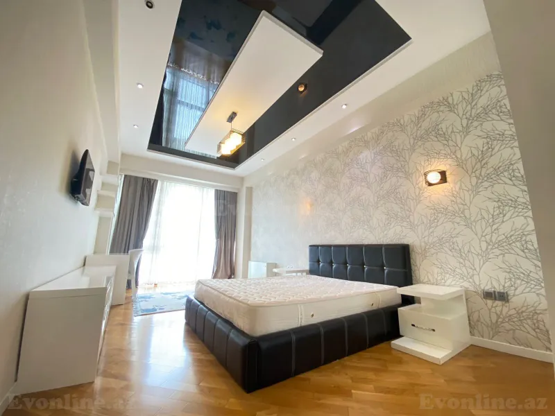 Kirayə verilir 4 otaqlı Mənzil Yeni tikili 200 m² Nizami m. - şəkil 28