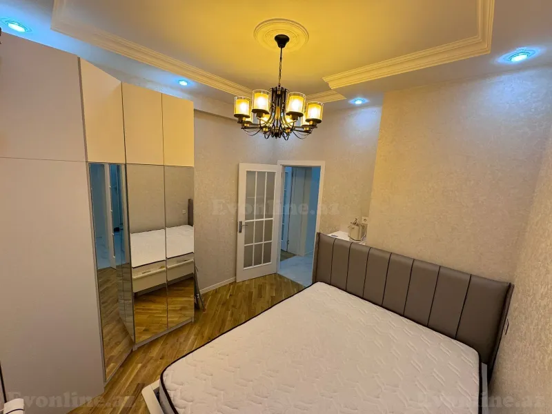 Kirayə verilir 2 otaqlı Mənzil Yeni tikili 65 m² İnşaatçılar m. - şəkil 2