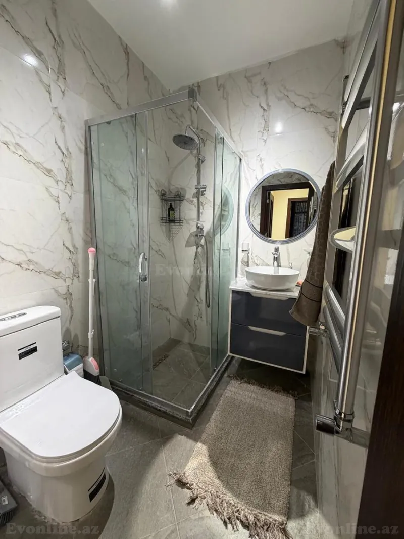 Kirayə verilir 2 otaqlı Mənzil Yeni tikili 70 m² Elmlər Akademiyası m. - şəkil 9