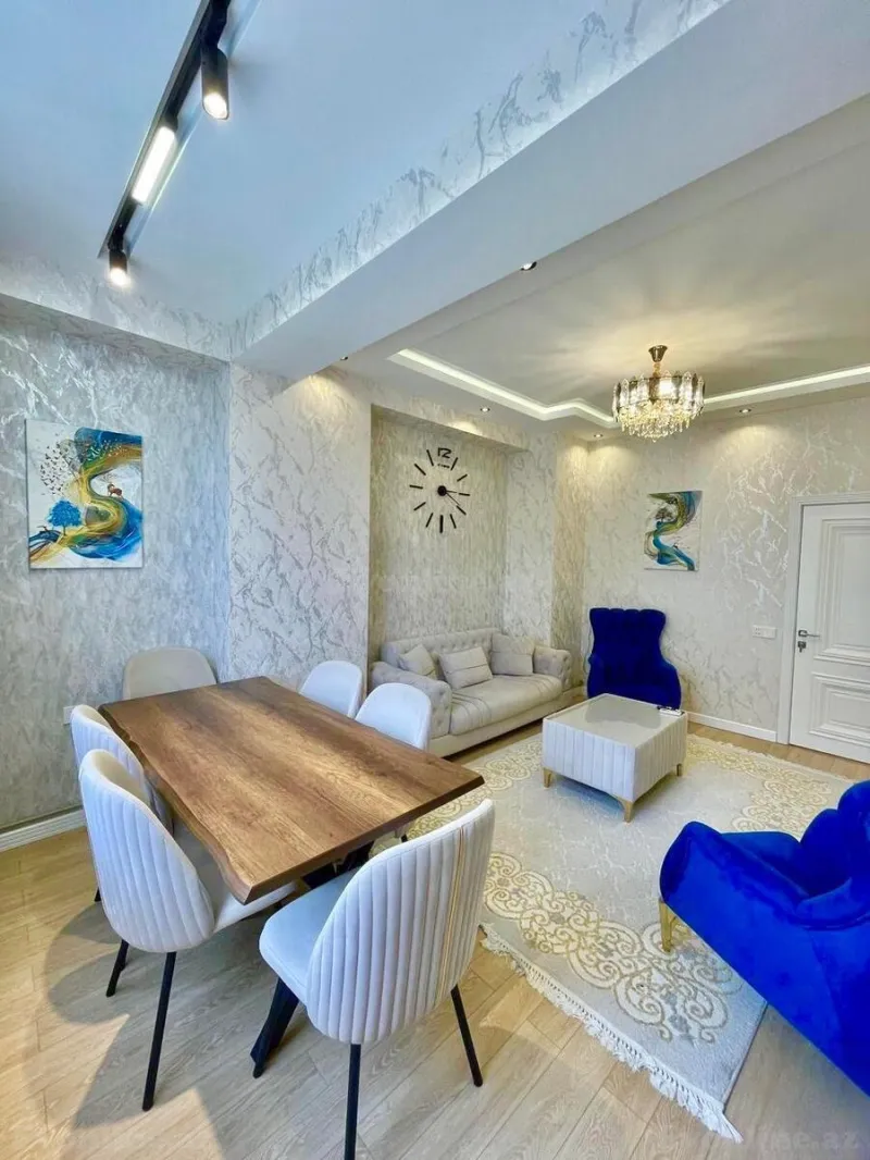 Kirayə verilir 2 otaqlı Mənzil Yeni tikili 70 m² Nəsimi r. - şəkil 2