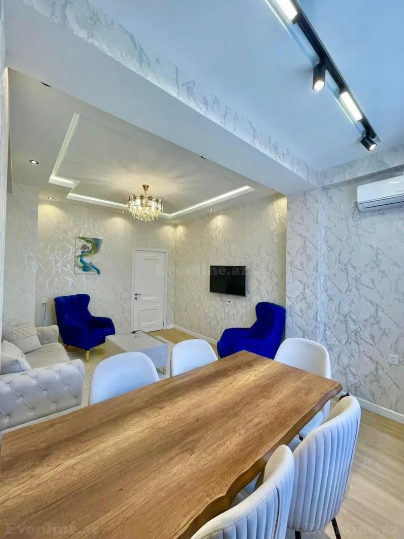 Kirayə verilir 2 otaqlı Mənzil Yeni tikili 70 m² Nəsimi r. - şəkil 3