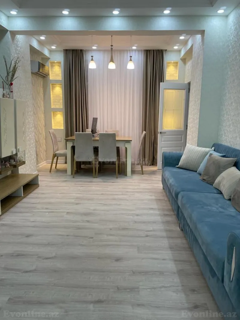 Kirayə verilir 2 otaqlı Mənzil Yeni tikili 65 m² Həzi Aslanov m. - şəkil 3