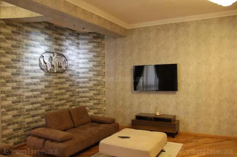 Kirayə verilir 3 otaqlı Mənzil Yeni tikili 149 m² Nərimanov r. - şəkil 3