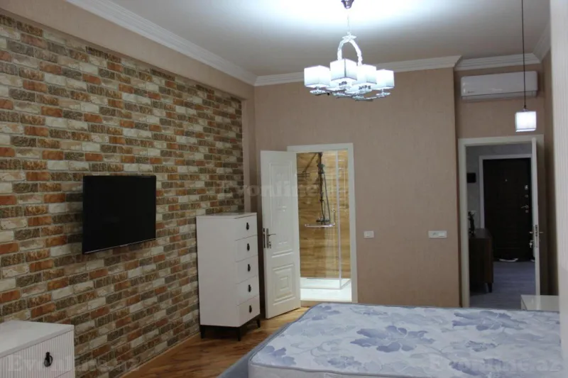 Kirayə verilir 3 otaqlı Mənzil Yeni tikili 149 m² Nərimanov r. - şəkil 15